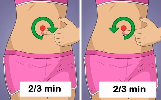 Tummy massage anti clockwise